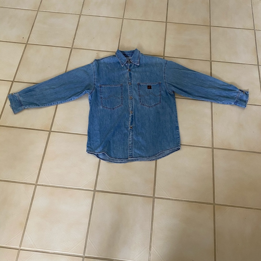 A Gold E denim shirt size M